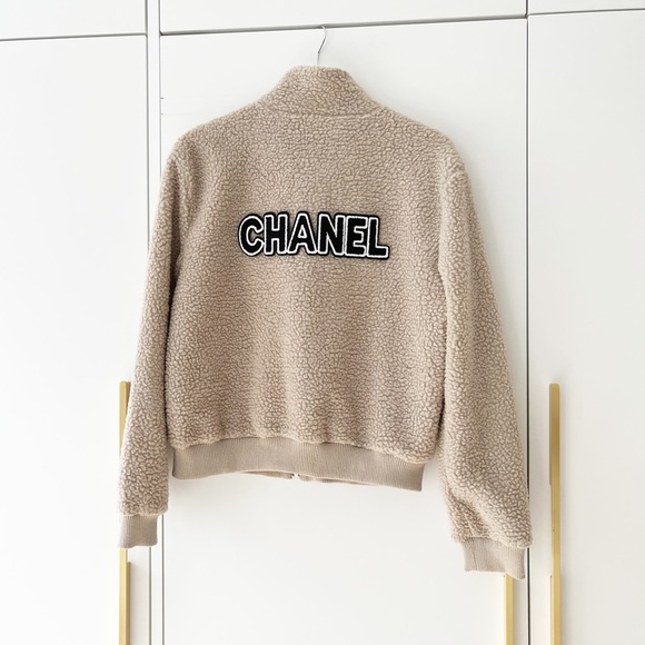 CHANEL Jackets & Blazers - Teddy jacket with custom Chanel patch
